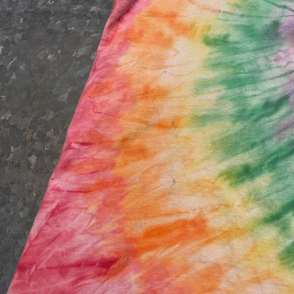 Man Carrying Canoe Tie Dye Tee Shirt Mens Large Vintage Retro Outdoor Hiking - Picture 4 of 10